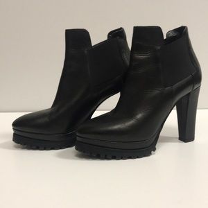 All Saints platform lug sole booties